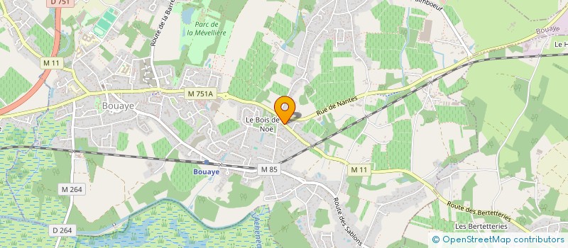 localisation de l'entreprise MADAME ADELINE GUILLEMAND  BOUAYE