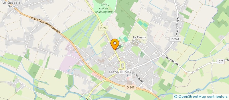 localisation de l'entreprise MADAME ADELINE GUILLEMET  MONTREUIL-JUIGNE