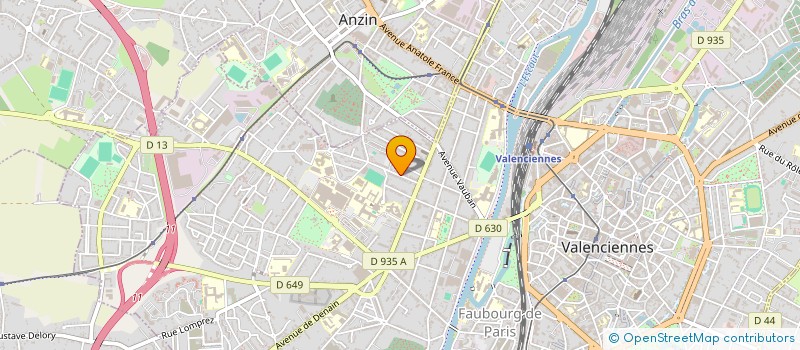 localisation de l'entreprise MADAME ADELINE GUILLOUX à VALENCIENNES