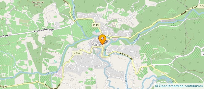 localisation de l'entreprise MADAME ADELINE GUINOISEAU  CORRENS