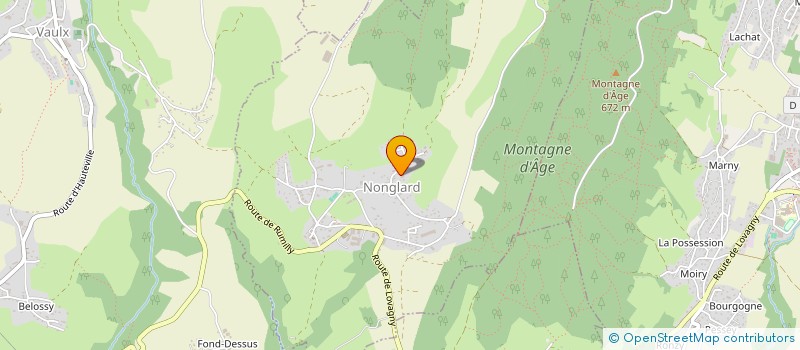 localisation de l'entreprise MADAME ADELINE GUYENOT  NONGLARD