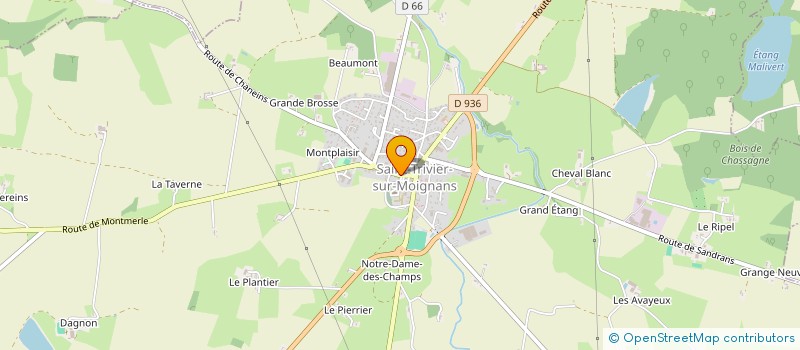 localisation de l'entreprise MADAME ADELINE GUYOT  SAINT-TRIVIER-SUR-MOIGNANS