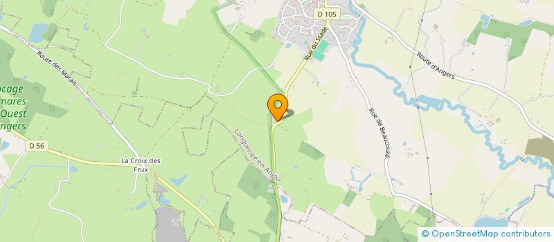 localisation de l'entreprise MADAME ADELINE HASPESLAGH  LONGUENEE-EN-ANJOU