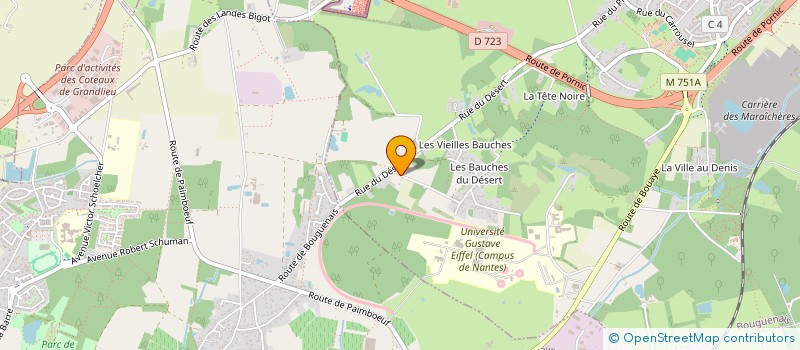 localisation de l'entreprise MADAME ADELINE HAUMONT  BOUGUENAIS