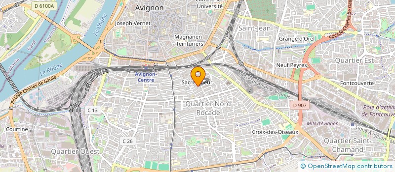 localisation de l'entreprise MADAME ADELINE HEDREUL  AVIGNON