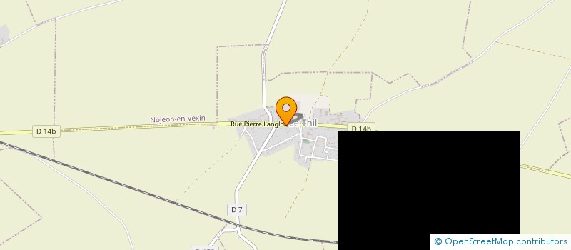 localisation de l'entreprise MADAME ADELINE HERNANDEZ  LE THIL