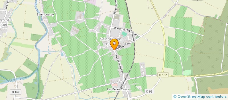 localisation de l'entreprise MADAME ADELINE HERVE  BELLEVIGNE-LES-CHATEAUX