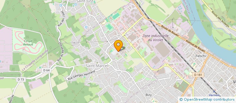 localisation de l'entreprise MADAME ADELINE HERVOUET  SAINT-MARCEL