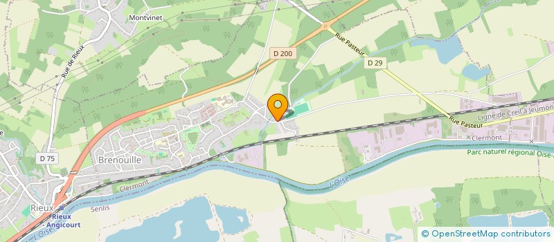 localisation de l'entreprise MADAME ADELINE HOCHART  BRENOUILLE