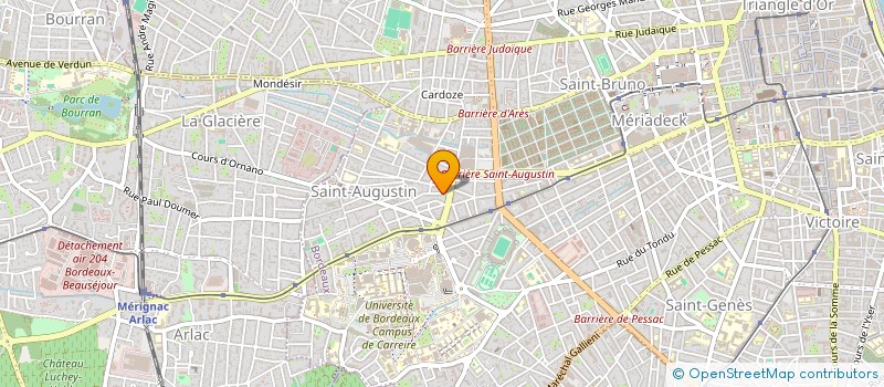 localisation de l'entreprise MADAME ADELINE HOCQUET  BORDEAUX