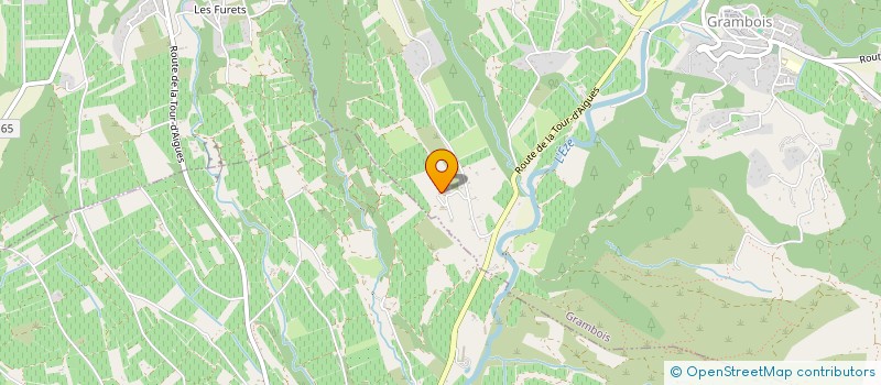 localisation de l'entreprise MADAME ADELINE HONECKER à LA BASTIDE-DES-JOURDANS