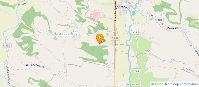 localisation de l'entreprise MADAME ADELINE HUCHET à PAVIE