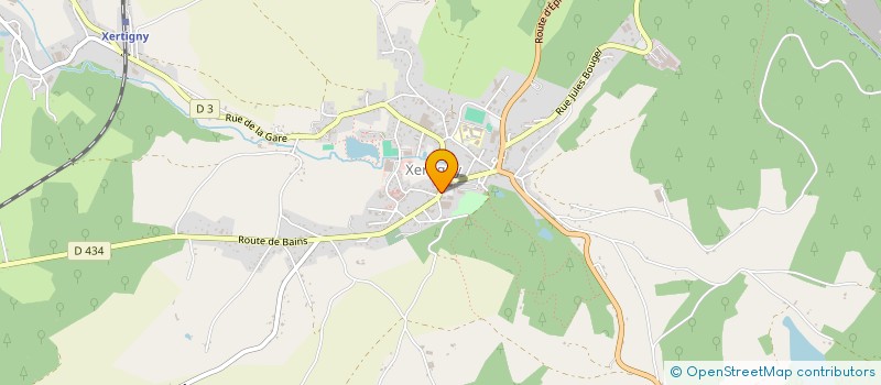 localisation de l'entreprise MADAME ADELINE JACQUOT  XERTIGNY