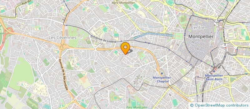 localisation de l'entreprise MADAME ADELINE JOLY à MONTPELLIER