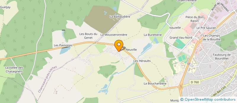 localisation de l'entreprise MADAME ADELINE JOLY  LOCHES