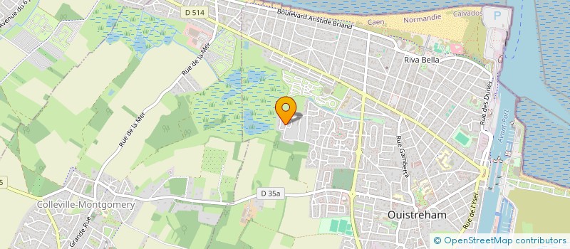 localisation de l'entreprise MADAME ADELINE JULIEN  OUISTREHAM