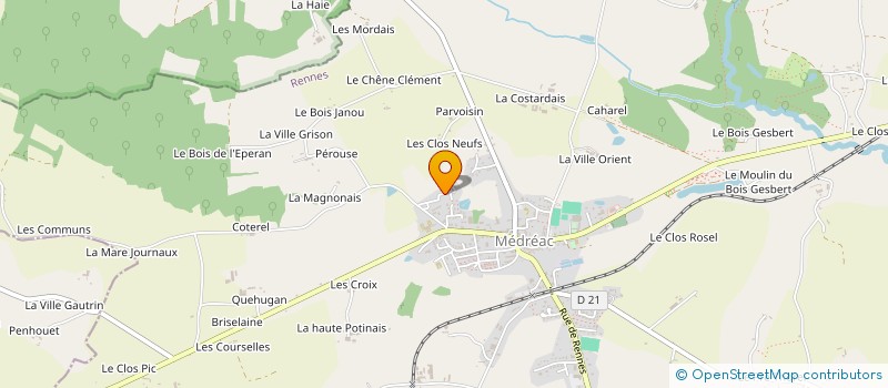 localisation de l'entreprise MADAME ADELINE JUTEL  LANDUJAN