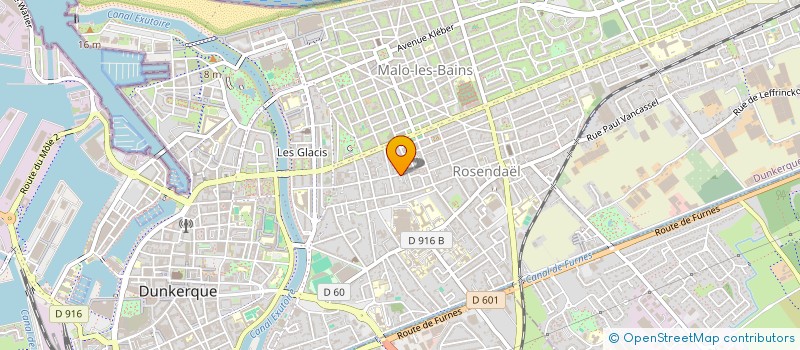 localisation de l'entreprise MADAME ADELINE KAMENI TCHAMGOUE à DUNKERQUE