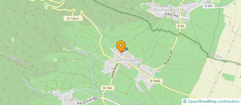 localisation de l'entreprise MADAME ADELINE KOEBERLE  SAINT-HIPPOLYTE