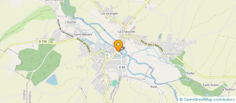 localisation de l'entreprise MADAME ADELINE LABBE à RANVILLE-BREUILLAUD