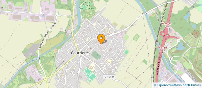 localisation de l'entreprise MADAME ADELINE LABOUCARIE  COURRIERES