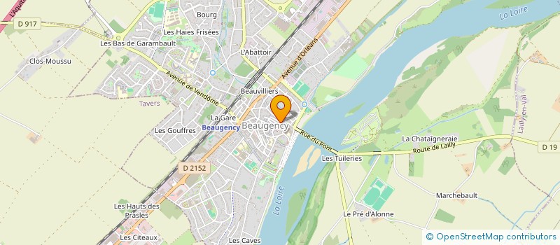 localisation de l'entreprise MADAME ADELINE LACRAMPE à BEAUGENCY