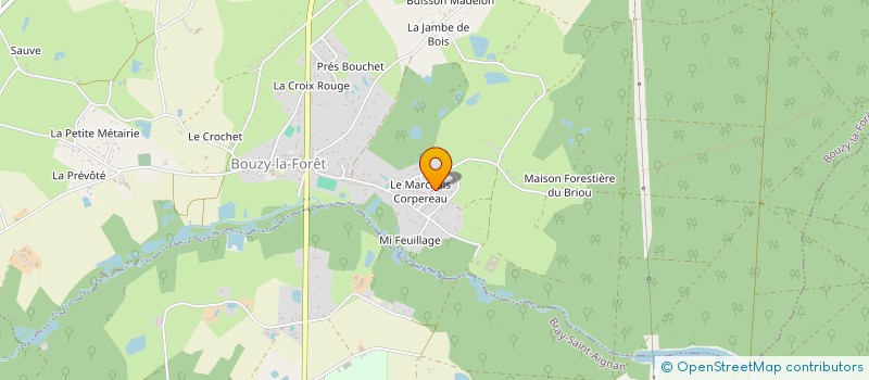 localisation de l'entreprise MADAME ADELINE LAJOUX à BOUZY-LA-FORET