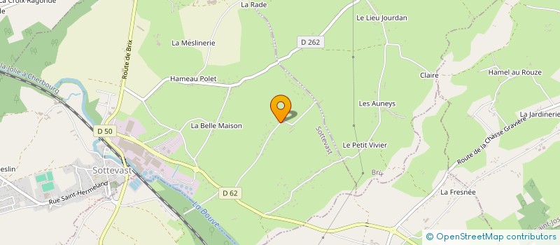 localisation de l'entreprise MADAME ADELINE LANGLOIS  SOTTEVAST