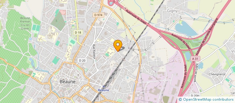 localisation de l'entreprise MADAME ADELINE LANQUETIN  BLIGNY-LES-BEAUNE