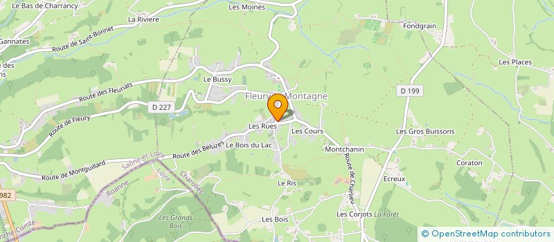 localisation de l'entreprise MADAME ADELINE LAROIX à FLEURY-LA-MONTAGNE