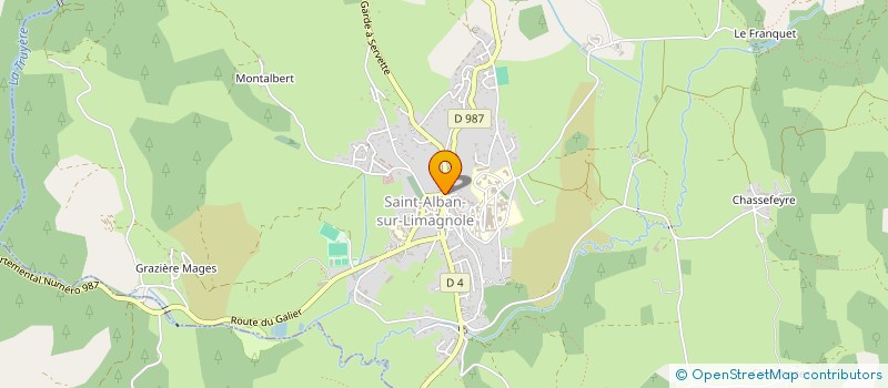 localisation de l'entreprise MADAME ADELINE-LAURE LEVY  SAINT-ALBAN-SUR-LIMAGNOLE