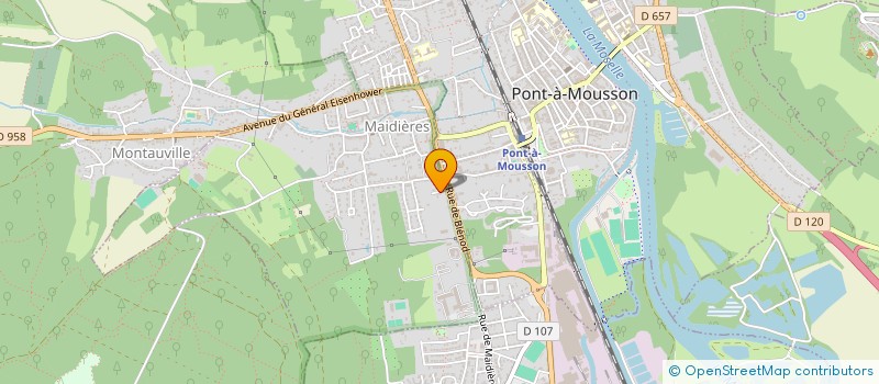 localisation de l'entreprise MADAME ADELINE LAVALLEE  MAIDIERES