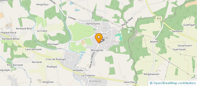 localisation de l'entreprise MADAME ADELINE LE CORRE  REDENE