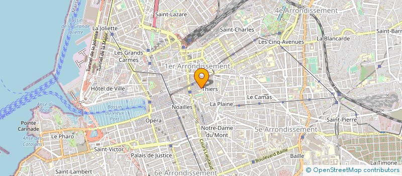 localisation de l'entreprise MADAME ADELINE LE HOUELLEUR  MARSEILLE