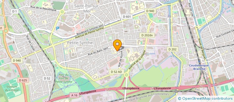 localisation de l'entreprise MADAME ADELINE LEBAS à DUNKERQUE