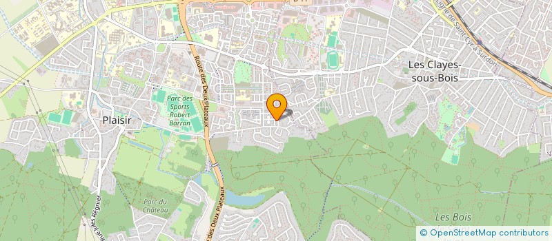 localisation de l'entreprise MADAME ADELINE LEBOUC  PLAISIR