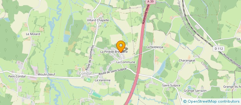 localisation de l'entreprise MADAME ADELINE LEBRETON  CONDAL