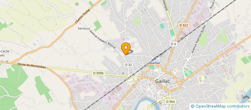 localisation de l'entreprise MADAME ADELINE LEDUR  GAILLAC