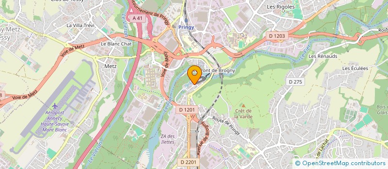 localisation de l'entreprise MADAME ADELINE LEGAL  ANNECY