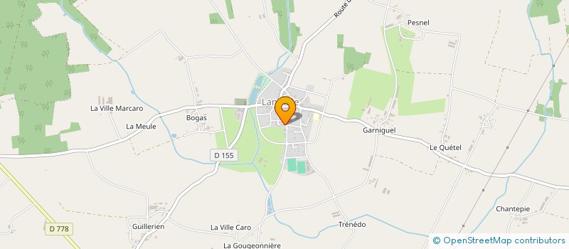 localisation de l'entreprise MADAME ADELINE LEGER  PLUMERGAT