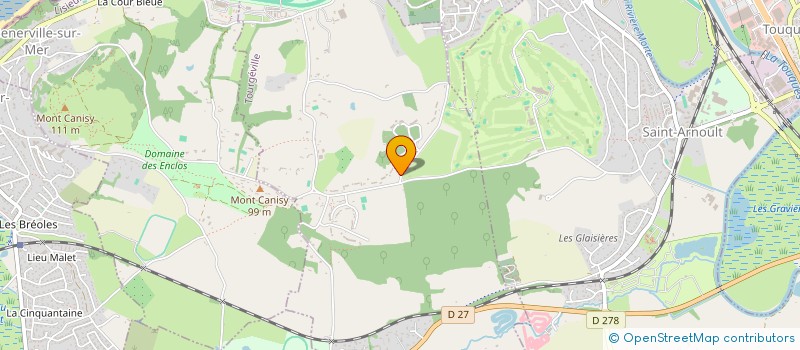 localisation de l'entreprise MADAME ADELINE LEMENS  TOURGEVILLE