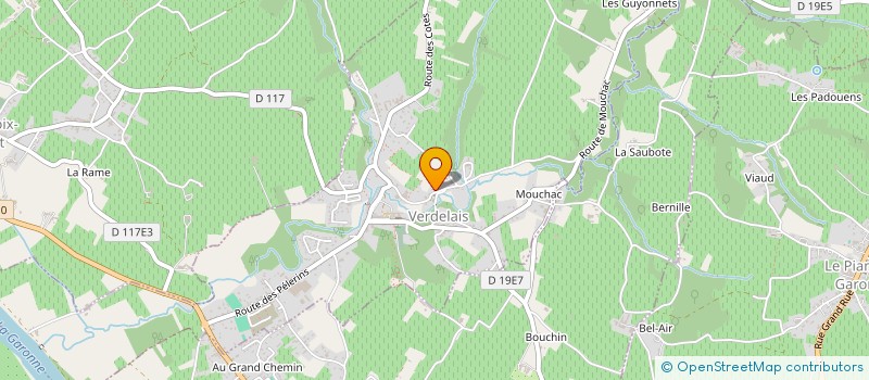 localisation de l'entreprise MADAME ADELINE LENZE  VERDELAIS