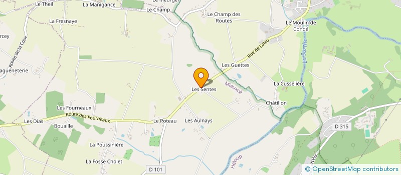 localisation de l'entreprise MADAME ADELINE LEONARD à MIEUXCE