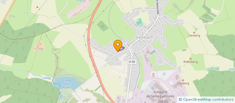 localisation de l'entreprise MADAME ADELINE LERAUD  HAMBACH