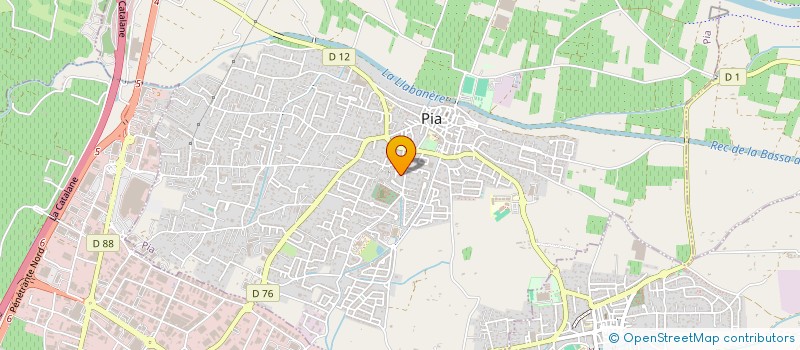 localisation de l'entreprise MADAME ADELINE LESAINT  SAINT-LAURENT-DE-LA-SALANQUE