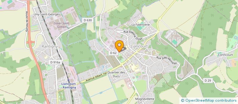 localisation de l'entreprise MADAME ADELINE LIONETTI  LIANCOURT