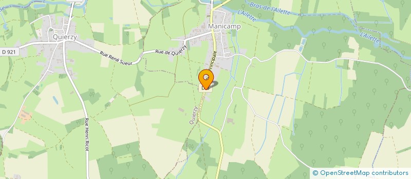 localisation de l'entreprise MADAME ADELINE LORIOU  MANICAMP