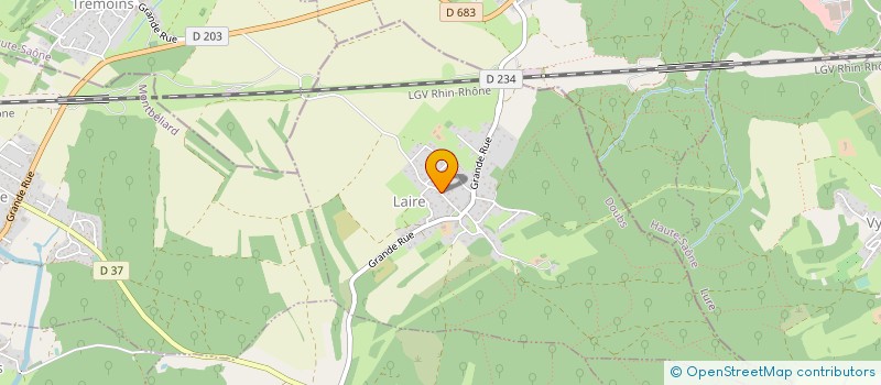 localisation de l'entreprise MADAME ADELINE LUCHT  LAIRE