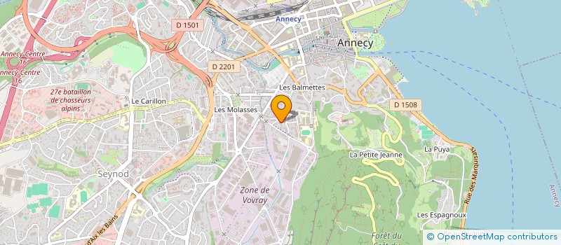 localisation de l'entreprise MADAME ADELINE MAIRE à ANNECY