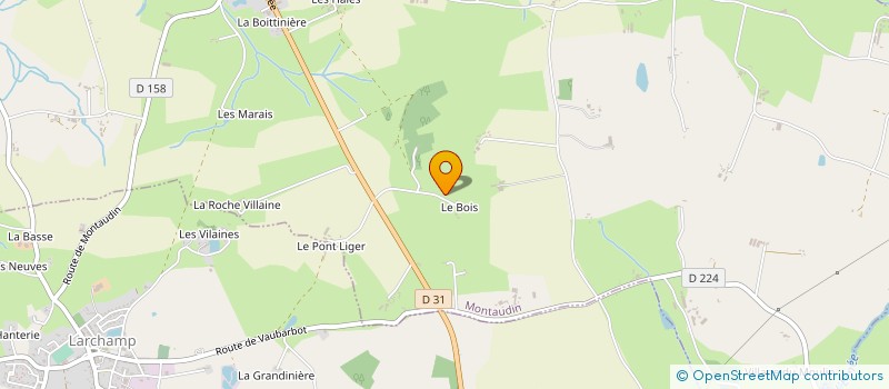 localisation de l'entreprise MADAME ADELINE MANCEAU  LARCHAMP